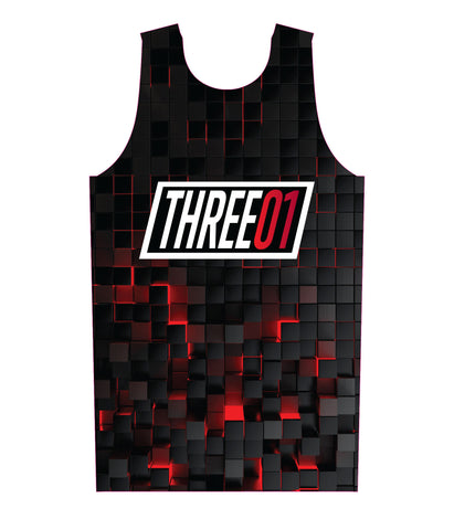 THREE01 "GLEAMING THE CUBE" RUNNING SINGLET