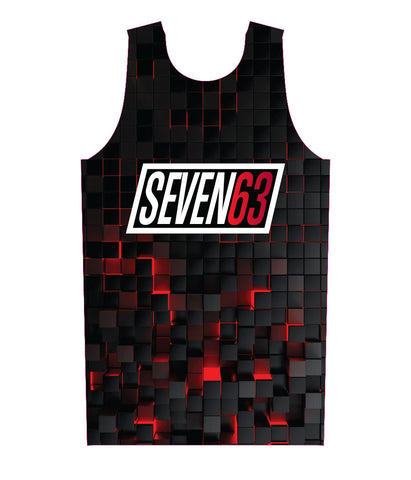 SEVEN63 "GLEAMING THE CUBE" RUNNING SINGLET