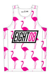 EIGHT08 "I'M ON VACATION" RUNNING SINGLET