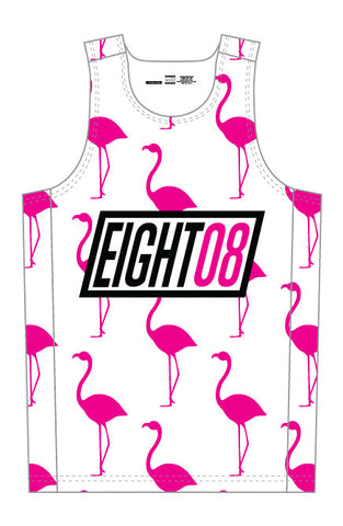 EIGHT08 "I'M ON VACATION" RUNNING SINGLET