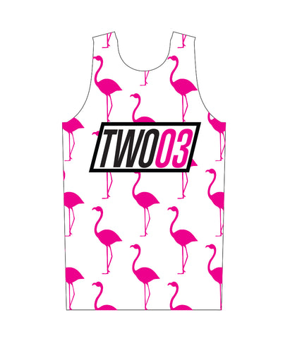 TWO03 "I'M ON VACATION" RUNNING SINGLET