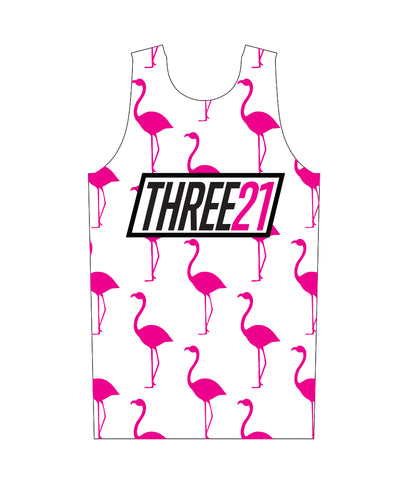 THREE21 "I'M ON VACATION" RUNNING SINGLET