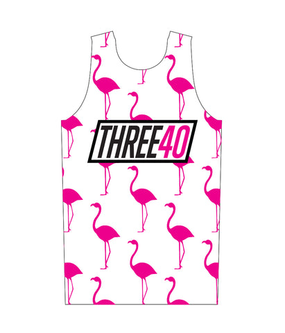 THREE40 "I'M ON VACATION" RUNNING SINGLET