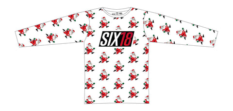 SIX18 LONG SLEEVE "SANTA SHUFFLE" TECH SHIRT