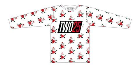 TWO25 LONG SLEEVE "SANTA SHUFFLE" TECH SHIRT