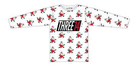 THREE14 LONG SLEEVE "SANTA SHUFFLE" TECH SHIRT