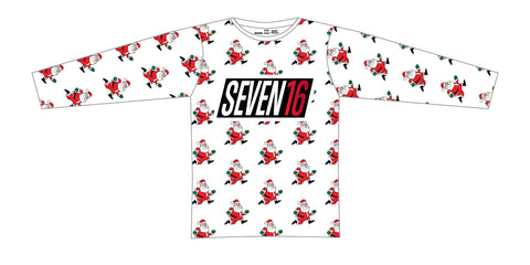 SEVEN16 LONG SLEEVE "SANTA SHUFFLE" TECH SHIRT