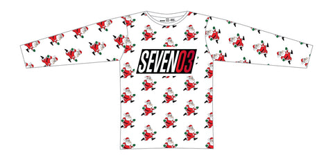 SEVEN03 LONG SLEEVE "SANTA SHUFFLE" TECH SHIRT