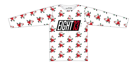 EIGHT13 LONG SLEEVE "SANTA SHUFFLE" TECH SHIRT