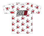 SEVEN86  "SANTA SHUFFLE " TECH TEE
