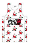 SEVEN86  "SANTA SHUFFLE" SINGLET