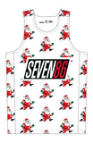 SEVEN86  "SANTA SHUFFLE" SINGLET